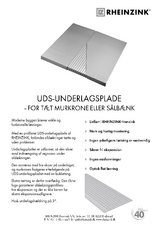 UDS-underlagsplade