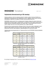  Vejledende dimensionering af S5 snestop