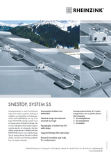 Snestopsystem - forhindrer sne i at glide ned fra taget