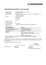 Ydeevnedeklaration Forprofileret bane med stående fals EN 14783
