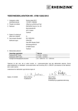 Ydeevnedeklaration Strukturmåtte AIR-Z EN 13252