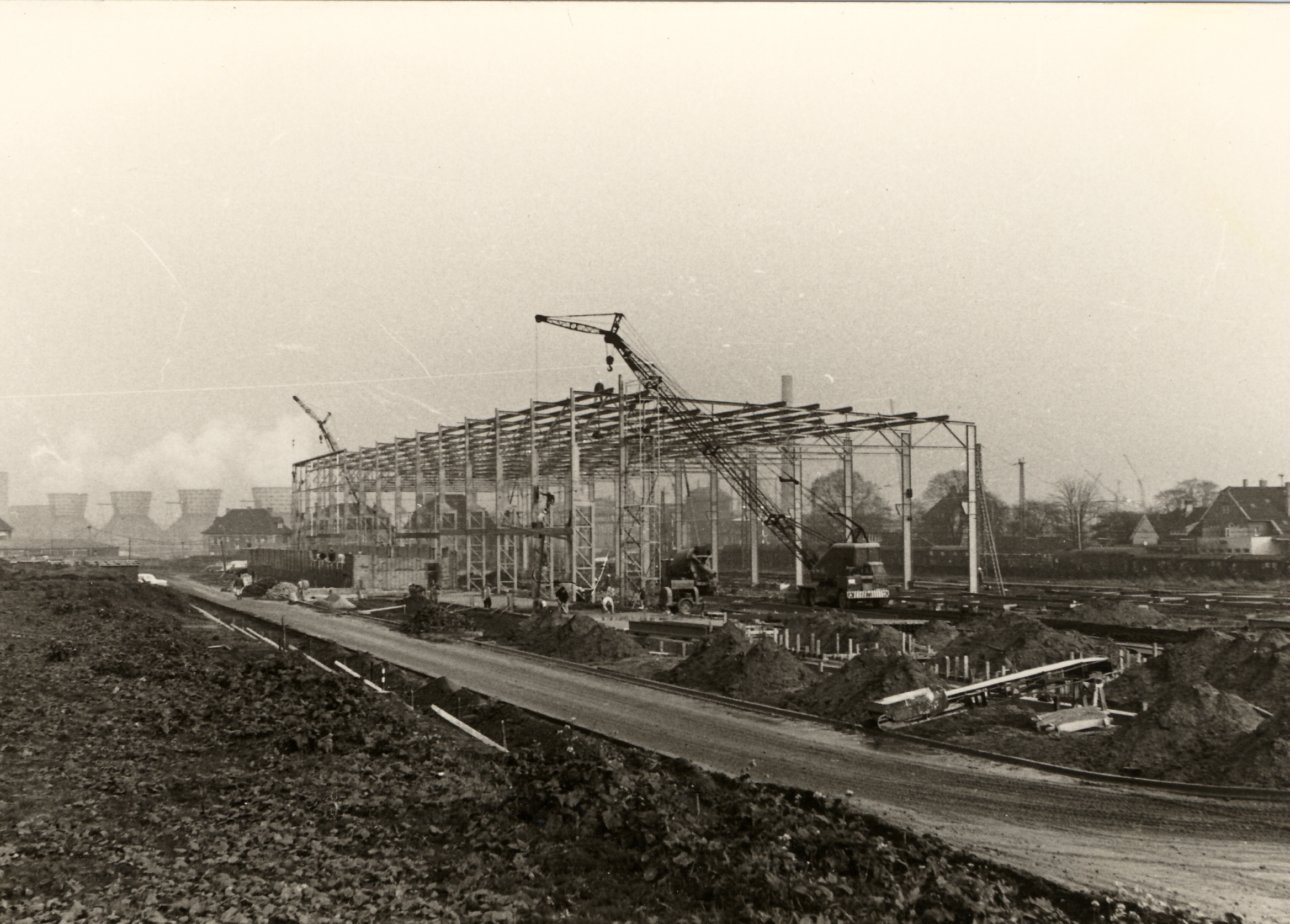 Opførelsen af RHEINZINKs fabrik i Tyskland 1967